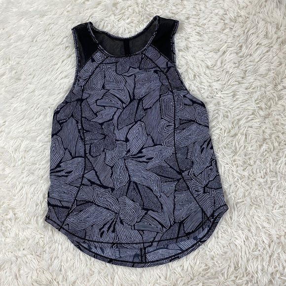 Lululemon Sculpt Tank Dottie Tribe White Black / Black - Picture 1 of 5